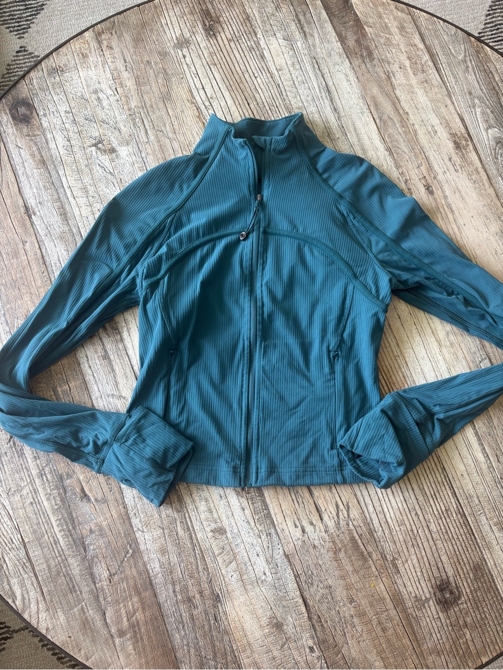 Lululemon Women’s Teal Full-Zip Active Jacket